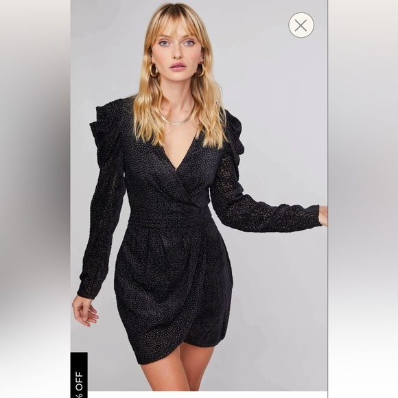 ASTR the Label Stroke of Midnight Beaded Minidress - Picture 2 of 12